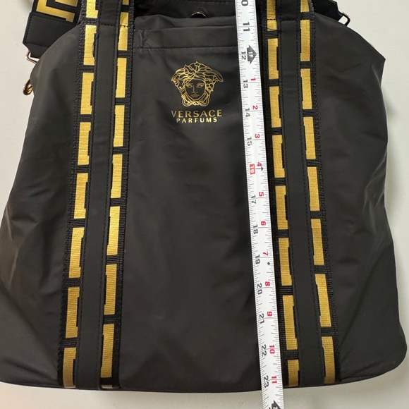 Versace Parfums Black and Gold Duffel Bag - Picture 12 of 12